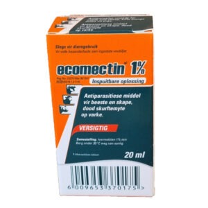 Afrivet Ecomectin 1% Injectable Group