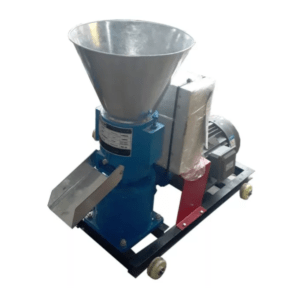 Flat Die Pellet Mill Pelletizer SKJ 200 Electric 7.5kW