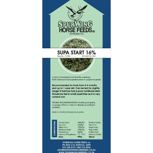 Spurwing Supa Start 16% 40kg